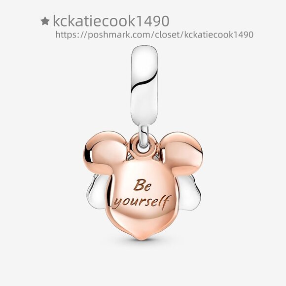 Pandora Disney Mickey Mouse Double Dangle Charm - Picture 3 of 6